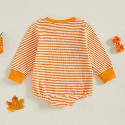 Adorable Autumn-Themed Romper for Infants - Image 6