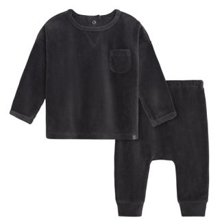Cozy Chic Baby Velour Clothing Set