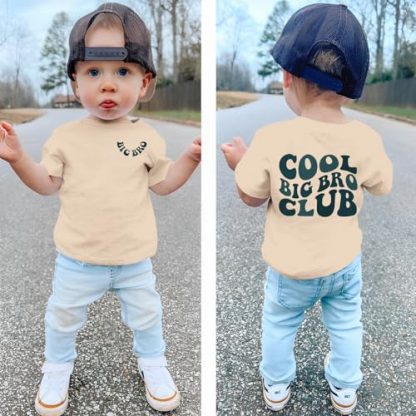"Big Bro Club" Toddler T-Shirt: Celebrating the New Big Brother - Image 3