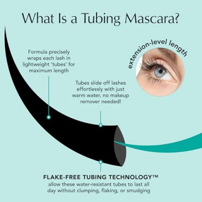 Smudge-Proof Tubing Mascara for Length, Volume, and Curl - Image 3