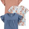 Brown Dots/Denim/White Floral