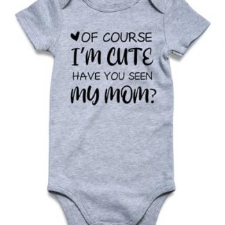 "Witty Words" Unisex Baby Bodysuit - Suitable for 0-18 Months