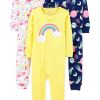 Navy Space/White Dinosaur/Yellow Dots