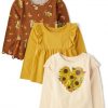 Sunflower Heart/Gold/Brown Floral 3-pack