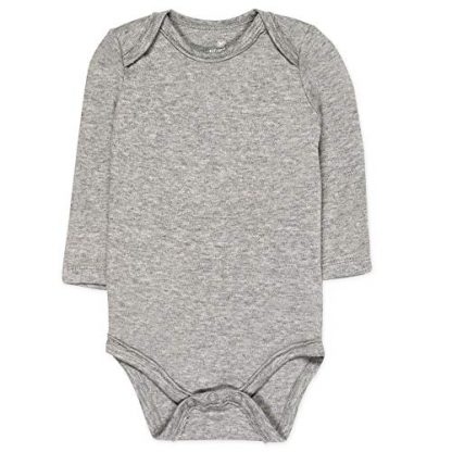 Soft and Sustainable 5-Pack Long Sleeve Bodysuits for Infant Baby Boys - Image 4