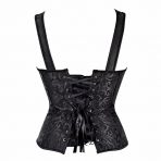 Captivating Black Corset Top Lingerie with Shoulder Straps - Plus Size Available - Image 3