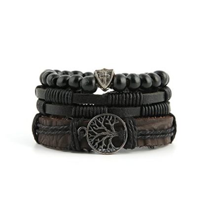 Genuine Leather Tree of Life Tribal Bracelet - Image 4