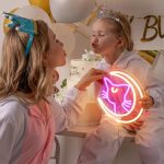 Lunar Feline Neon Sign - Anime-Inspired, Dimmable LED Wall Decor - Image 2