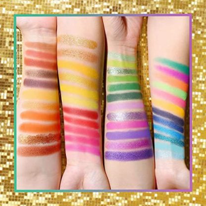"Exotic Flavors" Neon Eyeshadow Palette - 48 High Pigment Shades - Image 3
