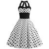 White Polka Dot