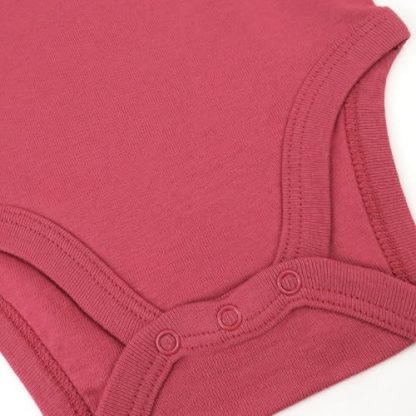 Trio Pack of Soft Organic Cotton Bodysuits for Infants - Image 5