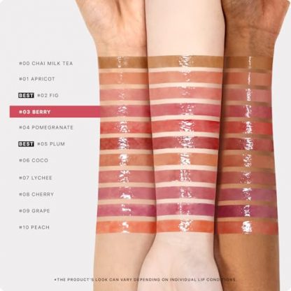 Luscious Honey-Infused Hydrating Lipstick in Berry - Image 5