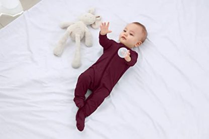 Snuggle-Soft Baby Pajamas with Mitten Sleeves and Footed Design - Image 2