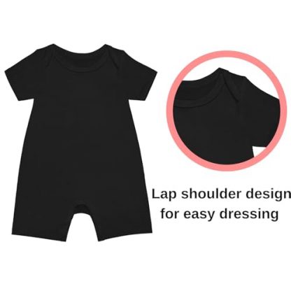 Comfy Bamboo-Rayon Baby Pajamas with Snap Closure - Image 2
