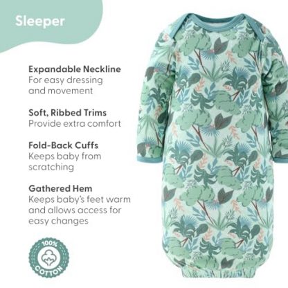 Unisex Baby Layette Gift Set - Wild Jungle Theme for Newborns up to 9 Months - Image 5