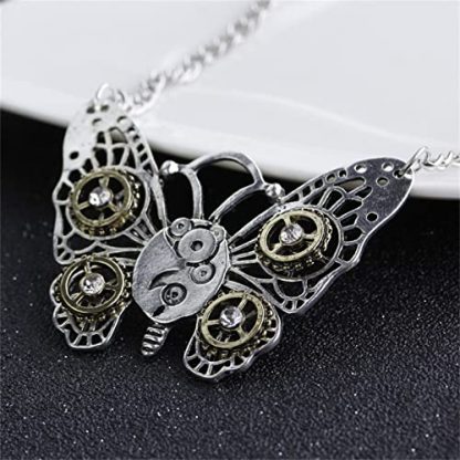Vintage Steampunk Honey Bee Pendant Necklace - Image 2