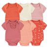Baby Bodysuit 6-piece Solid/Red/Sun