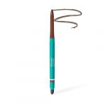 Long-Lasting Waterproof Eyeliner with Built-in Sharpener and Smudge Tip