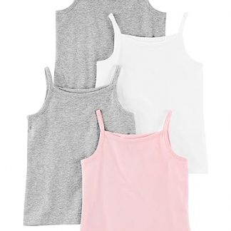 Girls' Versatile Tank Top Bundle, Pack of 4