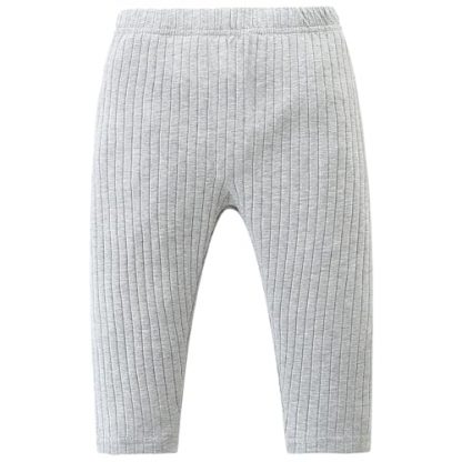 Delightful 5-Pack Cotton Ribbed Leggings for Baby and Toddler Girls (0-4 Years) - Image 6