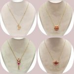 Celestial Themed Pendant Necklaces - Gold Plated, Set of 4 - Image 2