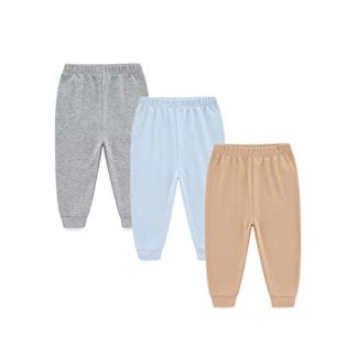 Unisex Cotton Leggings 4-Pack for Newborns
