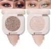 2Pcs 10#+11# Glitter Nude Gold Brown & Light Brown Glitter