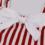 Vintage-Inspired Polka Dot Halter Swing Dress - Image 4