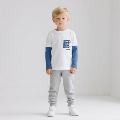 Trio of Adventure-Themed Cotton T-Shirts for Boys - Image 5