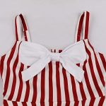 Vintage-Inspired Polka Dot Halter Swing Dress - Image 3