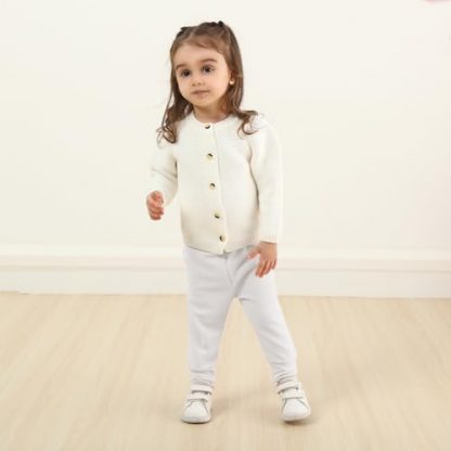 Cozy and Chic 5-Pack Baby Girl Jogger Pants - Image 3