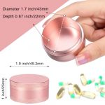 Compact Portable Pill Box - Waterproof, Lightweight, and Durable - Image 2