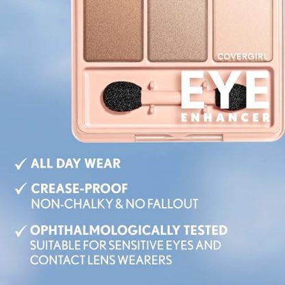 Versatile 4-Kit Eyeshadow with Double-Ended Applicator - 100% Cruelty-Free - Image 5