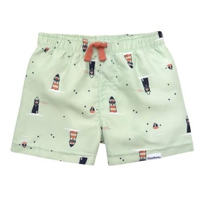 "2-Piece Later Gator Rash Guard & Swim Trunks Set for Baby & Toddler Boys" - Image 3