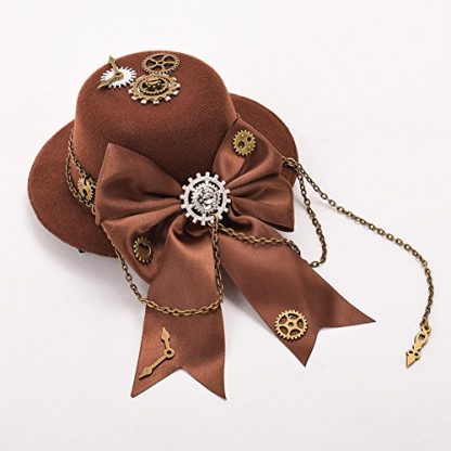 Enchanting Steampunk Mini Top Hat for Women: Be the Star of Every Party - Image 4