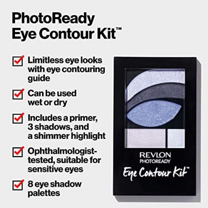 Vibrant Eye Contour Kit with Wet/Dry Shades & Dual-Ended Brush - Image 3