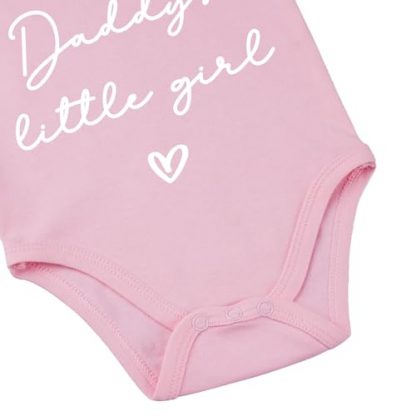 "Charming Daddy's Little Girl" Baby Bodysuit - Image 6