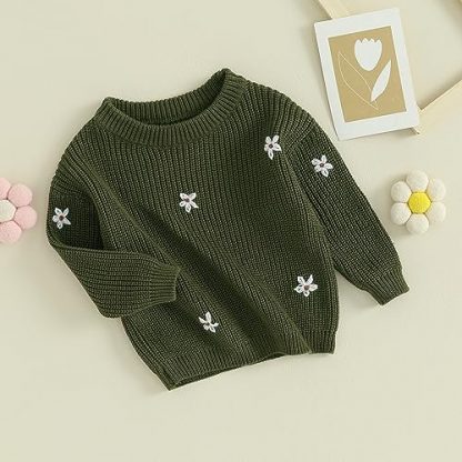 Cozy Knitted Pullover Sweater for Babies - Image 3