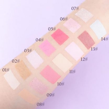 Ivory White Matte Eyeshadow Palette - Single Color, High Pigment, Long-Lasting - Image 5