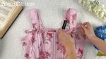 Scarlet Elegance Floral Renaissance Corset Top - Image 7
