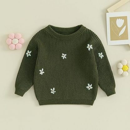 Cozy Knitted Pullover Sweater for Babies - Image 2