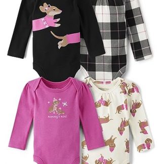 Unisex Baby Everyday Long Sleeve Bodysuits - Multipack