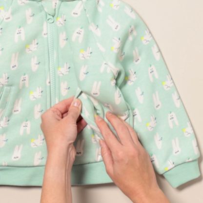 Unisex Baby Zip Hoodie Sweatshirt for Tiny Trendsetters - Image 7