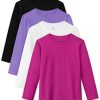 Black, White, Dark Rose Red, Purple