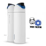 Galactic Warrior Themed Insulated Stainless Steel Water Bottle with Straw - Image 6