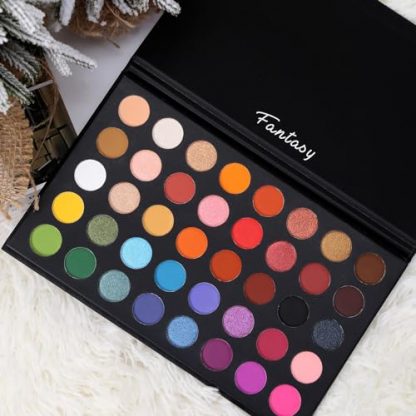 Vibrant Eye Color Collection: Matte, Shimmer, & Metallic Eyeshadow Palette - Image 2