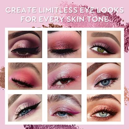 Multifaceted 18-Color Nude Eyeshadow Palette with Reflective Shimmers - Image 3