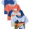 Stripe Raglan Tee 4-pack