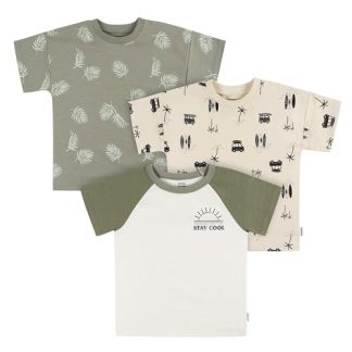 Toddler Boys' Trio of Short Sleeve Pocket Tees