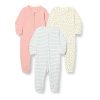 Dusty Rose/Dots/Stripe